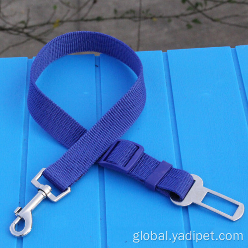 Pet Pu Leash pet car seat belt retractable traction rope Supplier